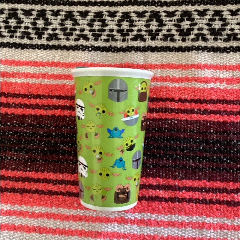 Star Wars Baby Yoda Mandalorian 15 oz Ceramic Travel Mug Tumbler Cup by Galerie